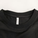 HIYORI バックギャザーコットン オーバーサイズ 半袖Ｔシャツ カットソー ブラック レディース ヒヨリ【中古】5-0725S♪