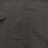HIYORI バックギャザーコットン オーバーサイズ 半袖Ｔシャツ カットソー ブラック レディース ヒヨリ【中古】5-0725S♪