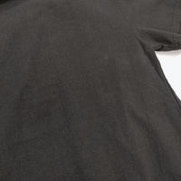 HIYORI バックギャザーコットン オーバーサイズ 半袖Ｔシャツ カットソー ブラック レディース ヒヨリ【中古】5-0725S♪