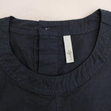 grin 染めブロードバルーン五分袖ワンピース 定価18700円 サイズ2 8241O-003 ワンピース ネイビー レディース グリン【中古】5-0725S♪