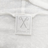 PUPULA リネン混 ボレロ サイズ38 カーディガン ホワイト レディース ププラ【中古】5-0811M◎