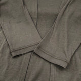 cinq symphonie ロング丈 カーディガン カーキ レディース サンクサンフォニー【中古】5-0811M◎