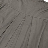 HARVESTY A42001-4 コットンサテンアトリエローブ ワンピース ブラウン レディース ハーベスティ【中古】5-1129M∞