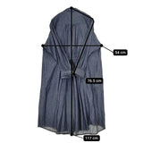 Cotton House Aya タック ワンピース コート EZMN77409GM コットン デニム ワンピース ネイビー レディース コットンハウスアヤ【中古】5-0824M∞