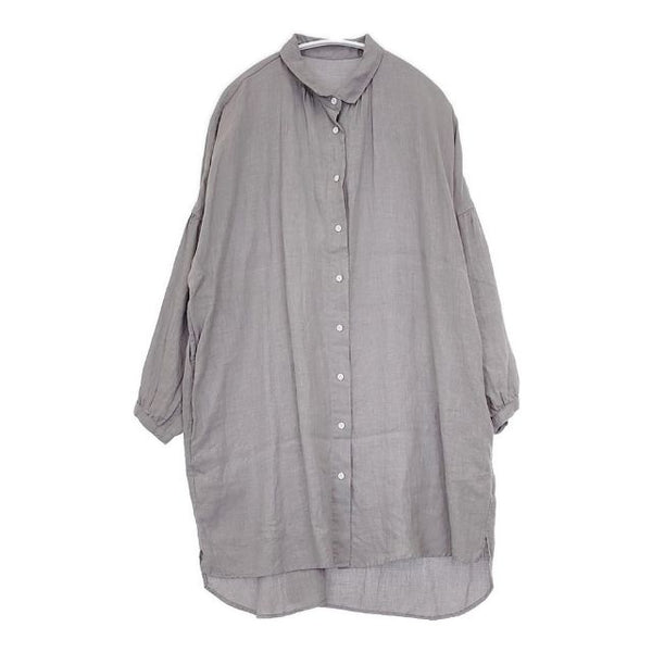 cinq symphonie シャツワンピース ワンピース ライトグレー系 レディース サンクサンフォニー【中古】5-0824M∞