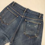 A.P.C. サイズ28 コットン ジーンズ 加工 デニムパンツ ブルー レディース アーペーセー【中古】5-1129G∞