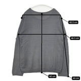 MARGARET HOWELL 589-6163002 シルクカシミヤ セーター ニット グレー レディース マーガレットハウエル【中古】5-1225T∞