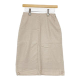 mina perhonen mermaid ma5554 定価44100円 刺繍 シルク スカート ベージュ レディース ミナペルホネン【中古】5-1214M∞