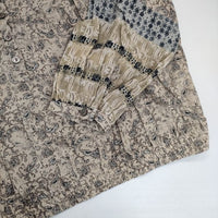 JOURNAL STANDARD コットン 総柄 ブラウス シャツ ベージュ レディース ジャーナルスタンダード【中古】5-0824M∞