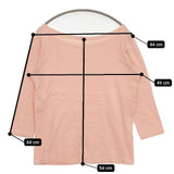 People Tree オーガニックコットン インド製 Ｔシャツ カットソー サーモンピンク レディース ピープルツリー【中古】5-1129M∞