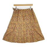 Trucha Vagabunda by GRANPIE グランピエ 未使用品 インド製シルク 総柄 スカート マルチカラー レディース【中古】5-1129M∞