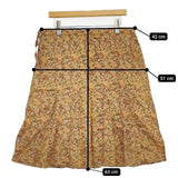 Trucha Vagabunda by GRANPIE グランピエ 未使用品 インド製シルク 総柄 スカート マルチカラー レディース【中古】5-1129M∞