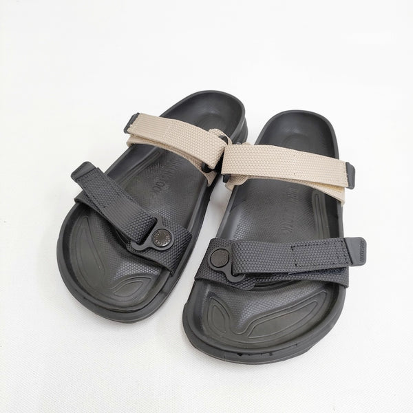 BIRKENSTOCK SAHARA 23cm サンダル ブラック ベージュ レディース ビルケンシュトック【中古】5-0819S◎