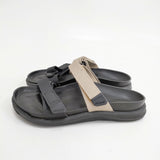 BIRKENSTOCK SAHARA 23cm サンダル ブラック ベージュ レディース ビルケンシュトック【中古】5-0819S◎