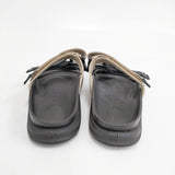 BIRKENSTOCK SAHARA 23cm サンダル ブラック ベージュ レディース ビルケンシュトック【中古】5-0819S◎