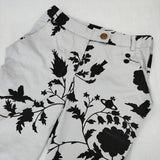 Vivienne Westwood Red Label 花柄 プリント パンツ ライトグレー ブラック レディース ヴィヴィアンウエストウッドレッドレーベル【中古】5-1109G∞