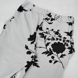 Vivienne Westwood Red Label 花柄 プリント パンツ ライトグレー ブラック レディース ヴィヴィアンウエストウッドレッドレーベル【中古】5-1109G∞