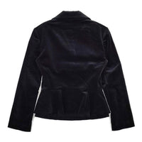 Vivienne Westwood Red Label ベロア オリゾンティ テーラードジャケット ブラック レディース ヴィヴィアンウエストウッドレッドレーベル【中古】5-1004T∞