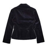 Vivienne Westwood Red Label ベロア オリゾンティ テーラードジャケット ブラック レディース ヴィヴィアンウエストウッドレッドレーベル【中古】5-1004T∞