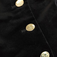 Vivienne Westwood Red Label ベロア オリゾンティ テーラードジャケット ブラック レディース ヴィヴィアンウエストウッドレッドレーベル【中古】5-1004T∞