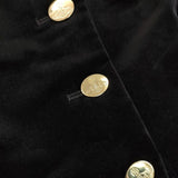Vivienne Westwood Red Label ベロア オリゾンティ テーラードジャケット ブラック レディース ヴィヴィアンウエストウッドレッドレーベル【中古】5-1004T∞