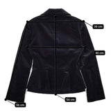 Vivienne Westwood Red Label ベロア オリゾンティ テーラードジャケット ブラック レディース ヴィヴィアンウエストウッドレッドレーベル【中古】5-1004T∞