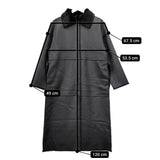 Ameri VINTAGE メニーウェイフェイクボアコート 定価31900円 合皮 リバーシブル レザー コート ブラック レディース アメリヴィンテージ【中古】5-1024A◆