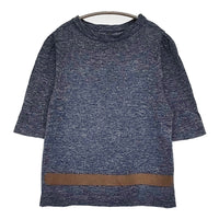 45R/45rpm モンサンミッシェル超ガーゼ45星T-SHIRT 定20900円 Ｔシャツ ネイビー レディース フォーティーファイブアールピーエム【中古】5-0806S♪