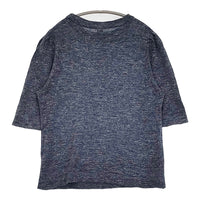 45R/45rpm モンサンミッシェル超ガーゼ45星T-SHIRT 定20900円 Ｔシャツ ネイビー レディース フォーティーファイブアールピーエム【中古】5-0806S♪