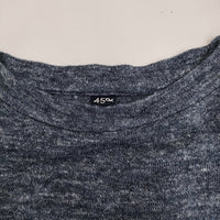 45R/45rpm モンサンミッシェル超ガーゼ45星T-SHIRT 定20900円 Ｔシャツ ネイビー レディース フォーティーファイブアールピーエム【中古】5-0806S♪