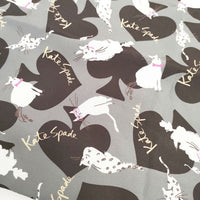 Kate Spade ネコ柄 エコバッグ トートバッグ グレー ブラウン ホワイト