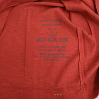 45R/45rpm ロゴプリントの45星Tシャツ 定価8800円 半袖 カットソー レッド レディース フォーティーファイブアールピーエム【中古】5-0718S♪