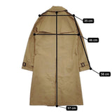 HYKE 204-17005 レギュラータイプ ベルト付き トレンチコート ベージュ レディース ハイク【中古】5-1129M∞