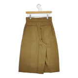 MARGARET HOWELL 578-9144001 レーヨンコットン ガウチョパンツ カーキ レディース マーガレットハウエル【中古】5-1129M∞