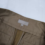 MARGARET HOWELL 578-9144001 レーヨンコットン ガウチョパンツ カーキ レディース マーガレットハウエル【中古】5-1129M∞