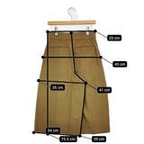 MARGARET HOWELL 578-9144001 レーヨンコットン ガウチョパンツ カーキ レディース マーガレットハウエル【中古】5-1129M∞