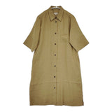 MARGARET HOWELL 578-0158607 SHIRTING LINEN DRESS リネン ワンピース 20SS ベージュ レディース マーガレットハウエル【中古】5-0824S∞