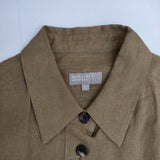 MARGARET HOWELL 578-0158607 SHIRTING LINEN DRESS リネン ワンピース 20SS ベージュ レディース マーガレットハウエル【中古】5-0824S∞