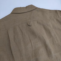 MARGARET HOWELL 578-0158607 SHIRTING LINEN DRESS リネン ワンピース 20SS ベージュ レディース マーガレットハウエル【中古】5-0824S∞