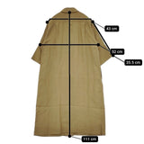 MARGARET HOWELL 578-0158607 SHIRTING LINEN DRESS リネン ワンピース 20SS ベージュ レディース マーガレットハウエル【中古】5-0824S∞