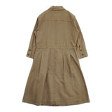 MHL. 595-8158501 FADED COTTON CANVAS シャツワンピ ワンピース カーキ レディース エムエイチエル【中古】5-1129M∞
