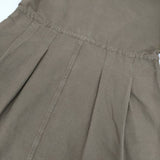 MHL. 595-8158501 FADED COTTON CANVAS シャツワンピ ワンピース カーキ レディース エムエイチエル【中古】5-1129M∞