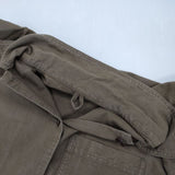 MHL. 595-8158501 FADED COTTON CANVAS シャツワンピ ワンピース カーキ レディース エムエイチエル【中古】5-1129M∞