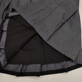 MARGARET HOWELL 578-132312 コットン プリーツ スカート ネイビー レディース マーガレットハウエル【中古】5-1129M∞