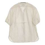 MARGARET HOWELL 578-8152041 SOFT LINEN SHIRT サイズ1 定価25300円 ブラウス シャツ ベージュ レディース マーガレットハウエル【中古】5-0725S♪