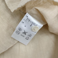 MARGARET HOWELL 578-152512 サイズ2 リネン 半袖シャツ ベージュ レディース マーガレットハウエル【中古】5-0725S♪