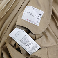 Sacai Cotton Gabardine Skirt 定価99000円 SCW-214 サイズ1 プリーツ ベルテッド ロングスカート ベージュ レディース サカイ【中古】5-0718G♪