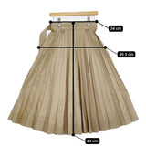 Sacai Cotton Gabardine Skirt 定価99000円 SCW-214 サイズ1 プリーツ ベルテッド ロングスカート ベージュ レディース サカイ【中古】5-0718G♪