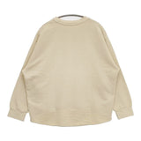 rukkilill プルオーバー トレーナー 製品染め スウェット ベージュ レディース ルッキリル【中古】5-1129M∞