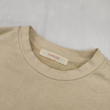 rukkilill プルオーバー トレーナー 製品染め スウェット ベージュ レディース ルッキリル【中古】5-1129M∞